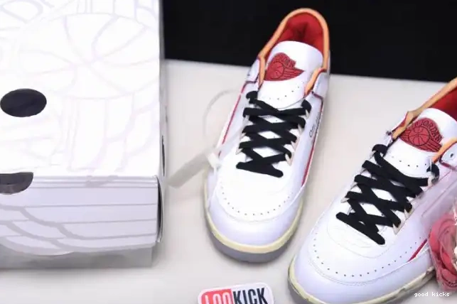 Cheap Low SP Red DJ4375-106 Jordan 2 White Retro Off-White 0408